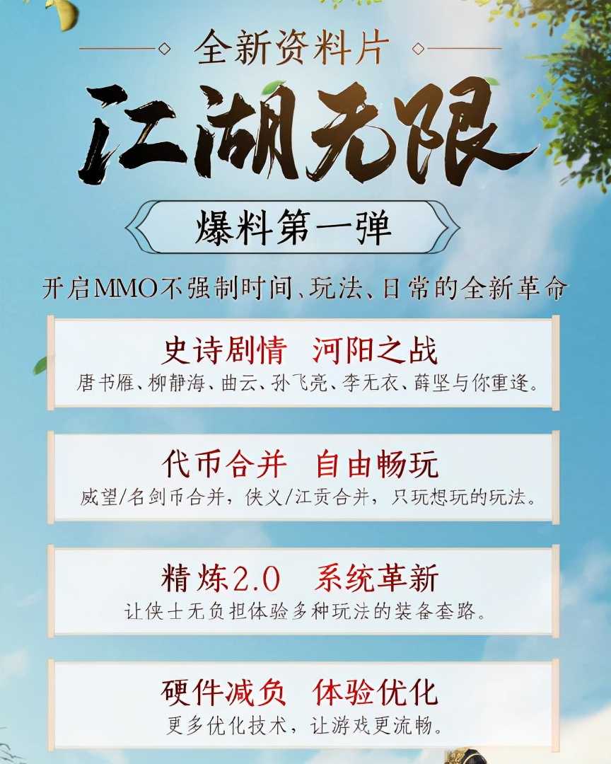 连资料片名都明目张胆抄了？剑网3被网友怒喷：你那画质还无限呢